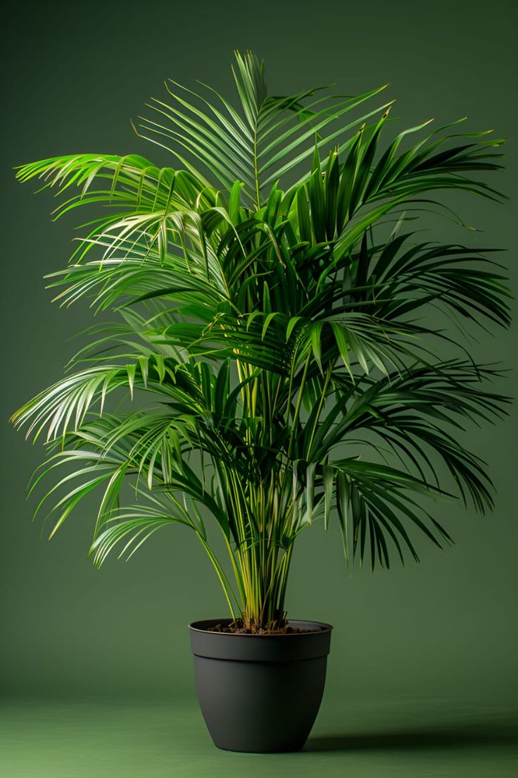 Imported tropical palm plant